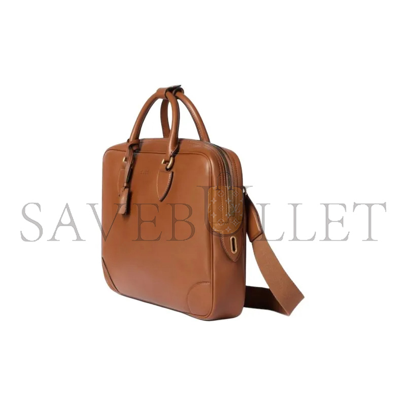 GUCCI GG EMBLEM MEDIUM BRIEFCASE 821149 (40*30*6cm)